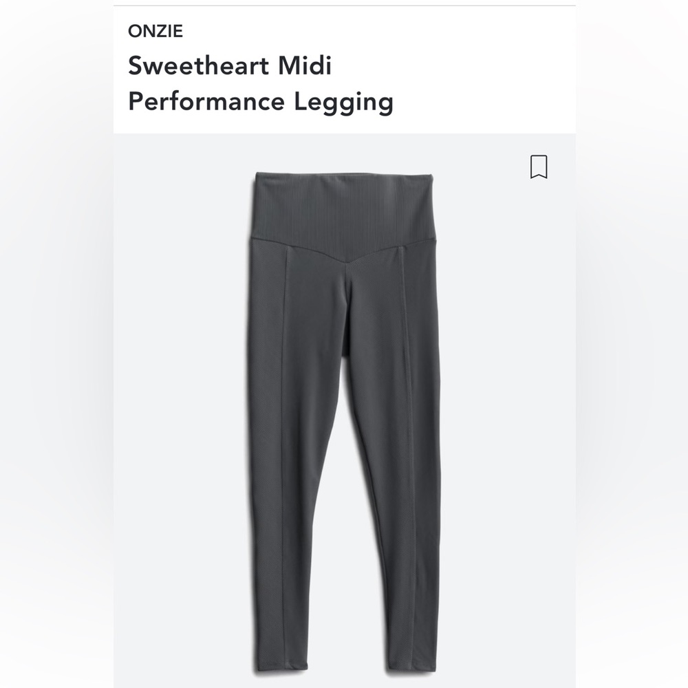 EUC gray ribbed athletic leggings